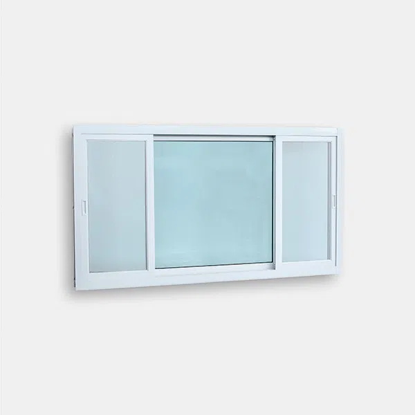 3-Panel Sliding Aluminum Window