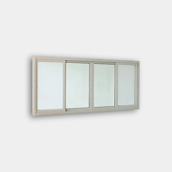 Aluminum 4-Panel Sliding Window